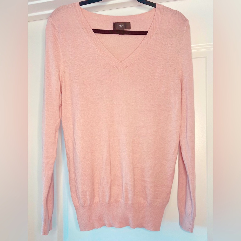 Blush pink v neck Mossimo sweater
